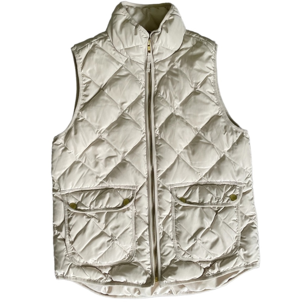 WOOLRICH QUILTED DUCK DOWN PUFFER ZIP VEST
